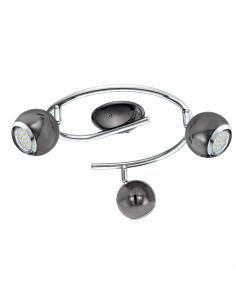 EGLO 31007 - BIMEDA Living Room Lamp in Nickel-black steel, chrome