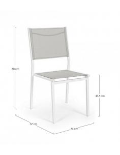 Silla blanco cloud ld30 - Bizzotto hilde 2