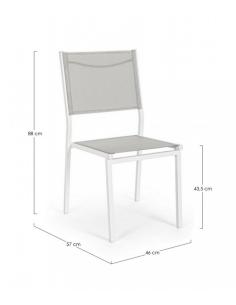 Silla blanco cloud ld30 - Bizzotto hilde 2