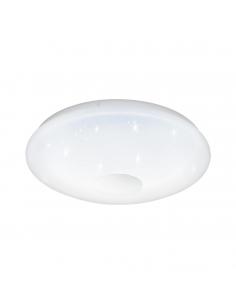 EGLO 95972 - VOLTAGO 2 Plafón LED en Acero blanco y Acrílico con efecto de cristal
