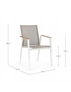c-br white chair gk50 - BIZZOTTO cameron 2