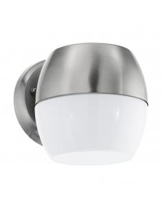EGLO 95982 - ONCALA Outdoor LED wall light in stainless steel stainless steel and satin glass