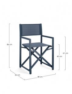 Navy Director's Chair - BIZZOTTO Taylor 2