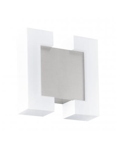 EGLO 95987 - SITIA Outdoor LED Wall Light in Galvanized Steel, Nickel-matte and Acrylic