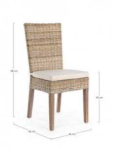 Silla con cojín - Bizzotto tavira 2