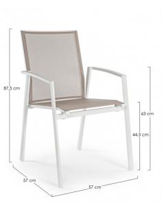 c-br white chair gk50 - BIZZOTTO cruise 2