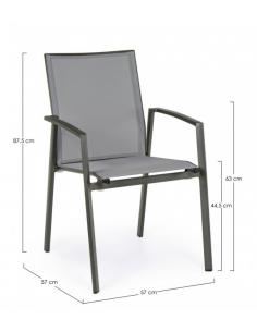 Silla c-br antracita gk52 - Bizzotto cruise 2