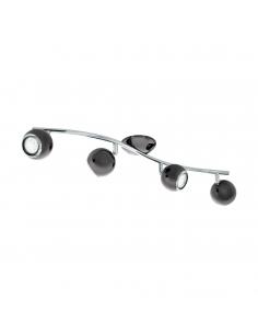 EGLO 31008 - BIMEDA Living Room Lamp in Nickel-black steel, chrome