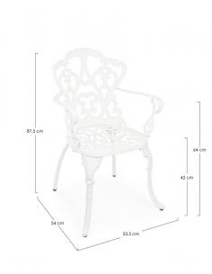 Silla c-br blanco - Bizzotto victoria 2
