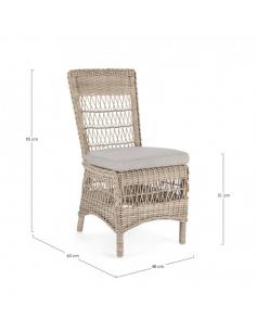 Silla con cojín new - Bizzotto jupiter 2