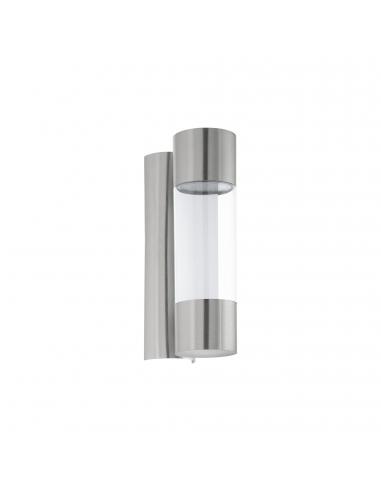 EGLO 96013 - ROBLEDO Outdoor LED wall light in stainless steel stainless steel and Acrylic