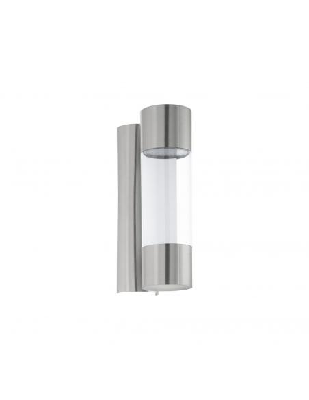 EGLO 96013 - ROBLEDO Outdoor LED wall light in stainless steel stainless steel and Acrylic