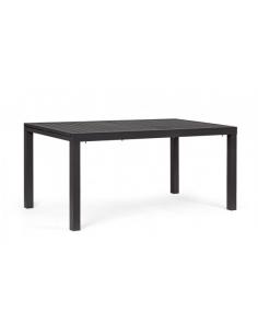 Extendable table 160-240x90 anthracite lh32 - BIZZOTTO hilde 2