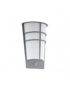 EGLO 96017 - BREGANZO 1 Outdoor wall light with motion sensor in Galvanized Steel silver and Acrylic