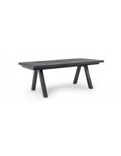 Extendable table 205-265x103 anthracite jx55 - BIZZOTTO krion 2