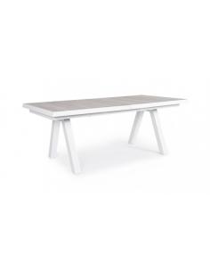Mesa extensible 205-265x103 blanco jx11 - Bizzotto krion 2