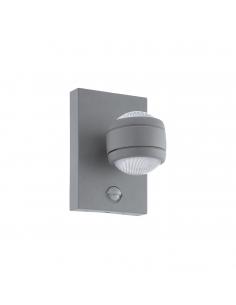EGLO 96019 - SESIMBA 1 Outdoor wall light with motion sensor in galvanized steel silver and Acrylic