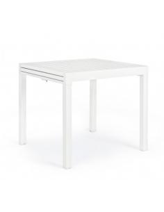 Extendable table 83-166x80 white yk11 - BIZZOTTO pelagius 2
