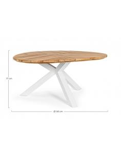 Table 160 white rt01 - BIZZOTTO palmdale 2