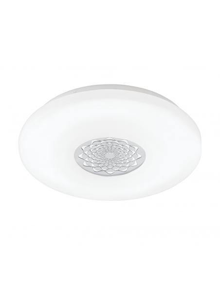 EGLO 96026 - CAPASSO 1 LED Ceiling Light in White Steel and Acrylic