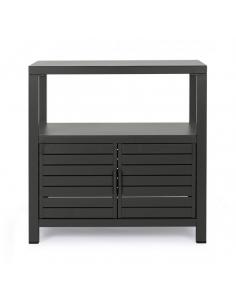 Anthracite yk13 2p-2b outdoor furniture - BIZZOTTO atlantic 2