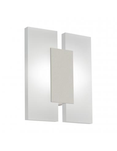 EGLO 96043 - METRASS 2 LED Ceiling Light in Nickel-matte Aluminum and Acrylic