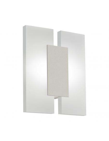 EGLO 96043 - METRASS 2 LED Ceiling Light in Nickel-matte Aluminum and Acrylic