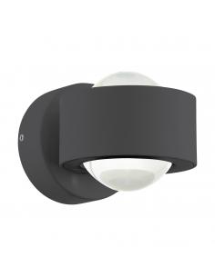 EGLO 96049 - ONO 2 LED Wall Light in Anthracite Aluminum and Acrylic