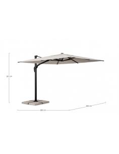 3x3 anthracite arm umbrella t - BIZZOTTO aries 2