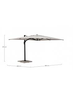 3x4 arm umbrella anthracite t - BIZZOTTO aries 2