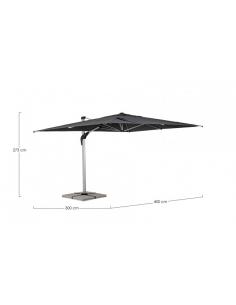 3x4 anod-gri t arm umbrella - BIZZOTTO aries 2
