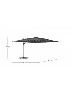 4x4 anod-gri t arm umbrella - BIZZOTTO aries 2