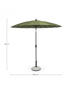2.7m anthracite olive umbrella - BIZZOTTO atlanta 2