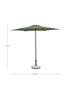 C-artic 2.7m anthracite olive umbrella - BIZZOTTO samba 2