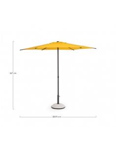 C-artic 2.7m anthracite mime umbrella - BIZZOTTO samba 2
