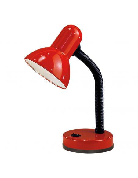 EGLO 9230 - BASIC Lámpara de Oficina en Acrílico, acero rojo