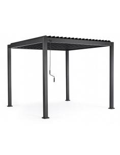 Pérgola 3x3 antracita - Bizzotto ocean 2