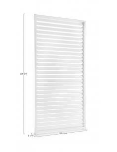 Parasol lat pérgola 123cm blanco - Bizzotto ocean 2