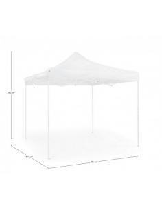 Cenador 3x4.5 blanc - Bizzotto pandora 2