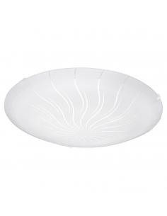 EGLO 96091 - MARGITTA 1 LED Ceiling Light in White Steel and Glass
