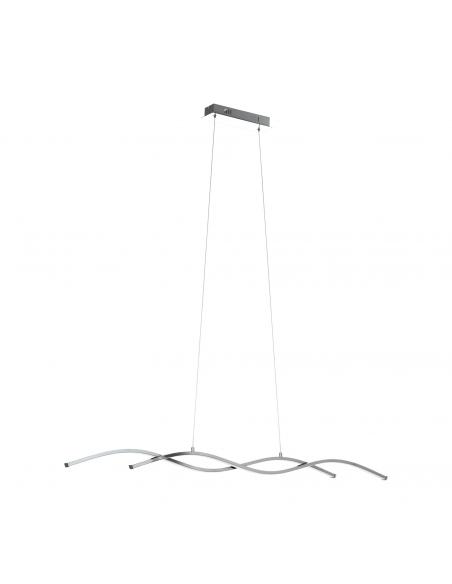 EGLO 96104 - LASANA 2 LED pendant lamp in Steel, aluminum chrome and Acrylic