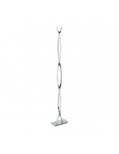 EGLO 96106 - LASANA 2 LED floor lamp in Steel, chrome aluminum and Acrylic