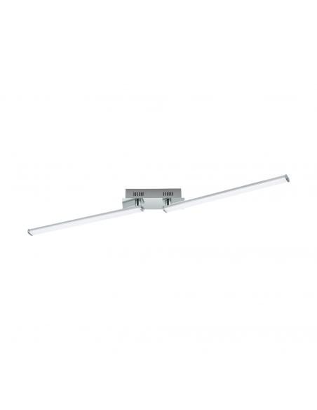 EGLO 96107 - LASANA 2 LED Ceiling Light in Steel, Chrome Aluminum and Acrylic