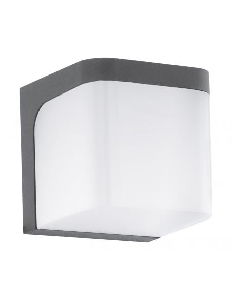 EGLO 96256 - JORBA Outdoor LED wall light in Anthracite Cast Aluminum and Acrylic