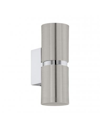 EGLO 96261 - PASSA LED Wall Light in Nickel-matte Steel, chrome