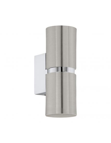 EGLO 96261 - PASSA LED Wall Light in Nickel-matte Steel, chrome