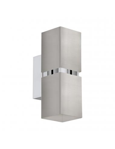 EGLO 96264 - PASSA LED Wall Light in Nickel-matte Steel, chrome