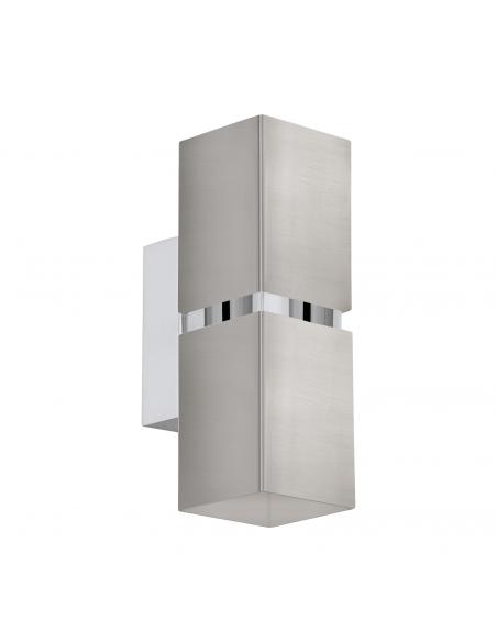 EGLO 96264 - PASSA LED Wall Light in Nickel-matte Steel, chrome