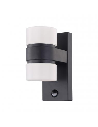 EGLO 96276 - ATOLLARI Outdoor wall light with motion sensor in Anthracite Cast Aluminum and Acrylic