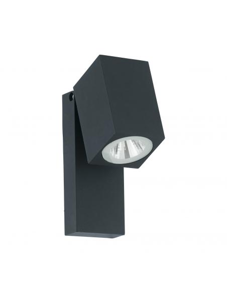 EGLO 96286 - SAKEDA Anthracite Cast Aluminum LED Outdoor Wall Light